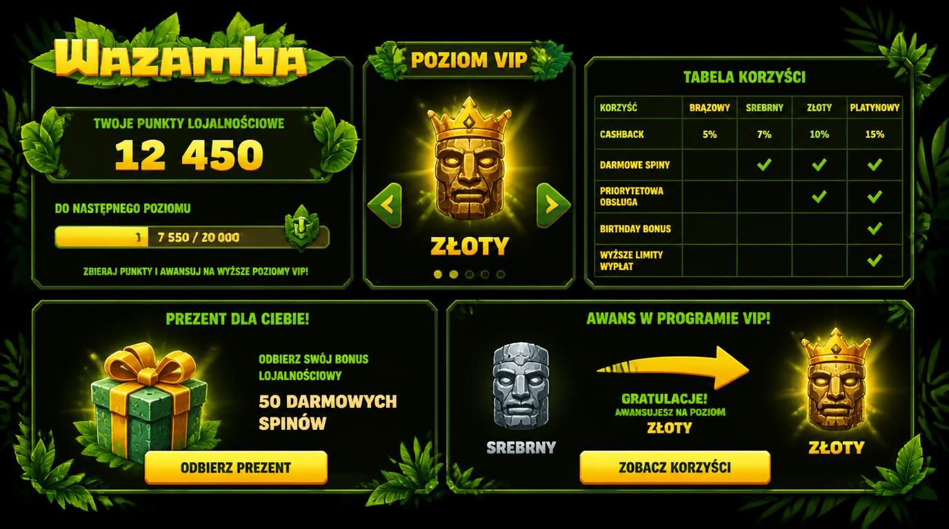 program lojalnościowy kasyna z poziomami VIP